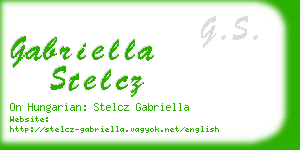 gabriella stelcz business card